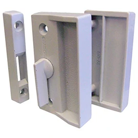 Ideal Security SD11 Screen Door Latch Set, White
