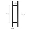 HONGYUN 12-Inch Pull Handles - Heavy-Duty Commercial Grade 304 Stainless
