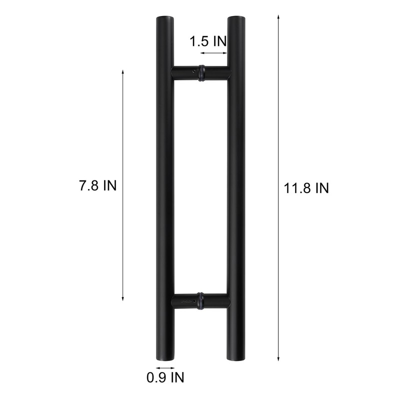 HONGYUN 12-Inch Pull Handles - Heavy-Duty Commercial Grade 304 Stainless