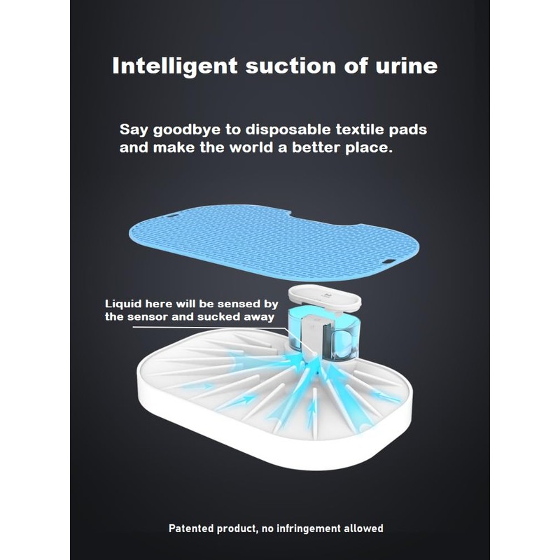 WonPad Smart Dog Potty Free from Disposable Pee Pads!Automatical Pee