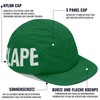 CLAPE 5 Panel Cap Men Women Short Peak Baseball Cap