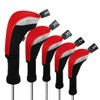 Andux Golf 460cc Driver Wood Head Covers with Long Neck