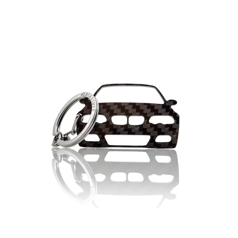 BlackStuff Carbon Fibre Keyring Compatible with M3 E46 BS-148, Black