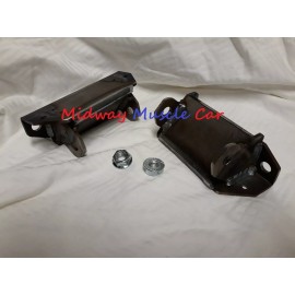 Unbranded solid engine motor mounts (pr) 1964-72 Pontiac GTO Lemans Tempest 428 400 389