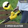 SnapFresh Cordless Leaf Blower - 180 CFM Leaf Blower with