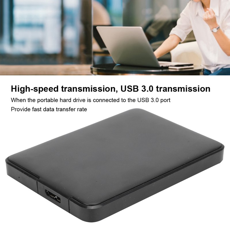 Portable External HDD USB3.0 Mobile Hard Disk Drive 8M Speeds