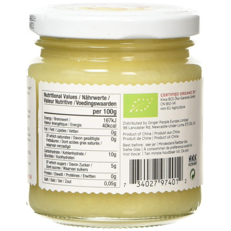 The Ginger People Organic Minced Ginger 190 g