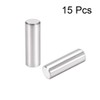 sourcing map 15Pcs 8mm X 25mm Dowel Pin 304 Stainless