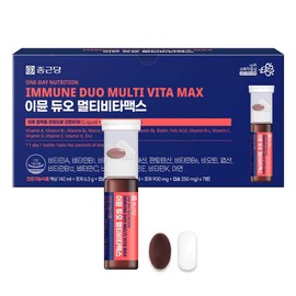 Chong Kun Dang Immune Duo Multivitamin Max, 7 doses, 1 box / 종근당 이뮨 듀오 멀티비타맥스, 7회분, 1박스