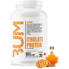 RAW CBUM Itholate Protein 1.72 LBS / 25 servicios/Proteina isolada (MAPPLE WAFFLE) - Top Quality