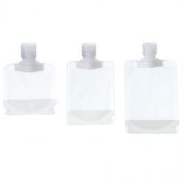 Travel Empty Bottle Pouch 30ml 50ml 100ml Tube Container 100ML 46ea