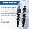 KLV Rear Left Right Monotube Shocks Absorber Compatible with 2010