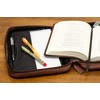Man of God Two-Tone Brown Cross Faux Leather Men's Bible