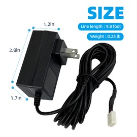 UPMMUD 15V DC Transformer Water Softener Power Cord Compatible with Soft Water Supply Clack Part V3186-06 /V3108Fits for Water Softener Valves Produced in 2017 or Later Adapter