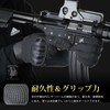 SHENKEL フルフィンガー カーボンナックルガード付き タクティカルグローブ BK ブラック 黒 L glove-008bk-L