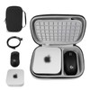 XINGFUDAO Carrying Case for Mac Mini M4, Portable Protective Case