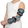 DOUKOM Hinged ROM Elbow Brace, Adjustable Post-Op Splint Stabilizer for