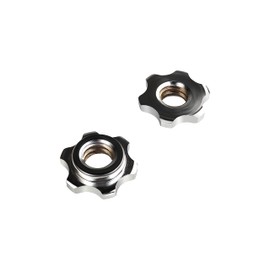 Sporzilla® Spinlock Collars for Dumbbells and Barbells, Spinlock Collars for Dumbbell Bars, 25 mm, 28 mm, 30 mm, Dumbbell Nuts, Strength Sports (Pack of 2)