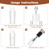 36 Pcs Empty Mascara Tubes with Wand (3ml), Refillable Eyelash