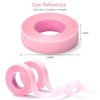 TEOYALL 6 Rolls PE Lash Extension Tapes, Adhesive Breathable Micropore
