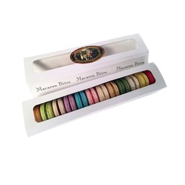 Macarons - Mixed Box of 12 French Macarons, Gourmet Cookie Gift Box, Macaroon