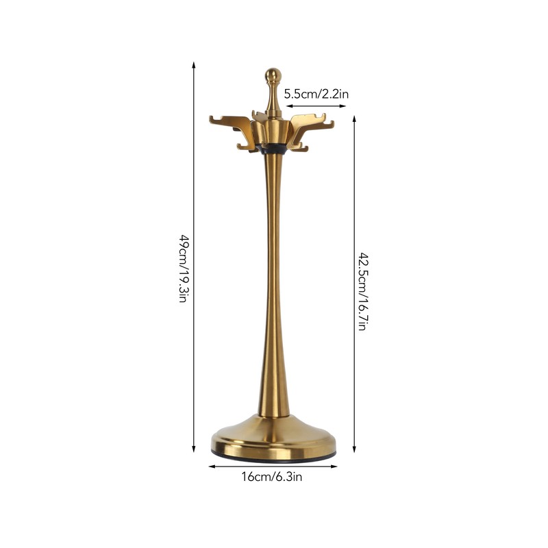 Kitchen Utensil Stand Stainless Steel Space Saving Rotatable Rustproof Kitchenware