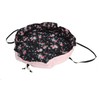 Drawstring Makeup Bags Cosmetic Bags Large Capacity Inner Zipper Pockets