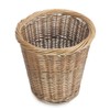 Red Hamper Antique Wash Waster Paper Bin, Wicker, Brown, 28