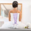 NBEADS Corset Dress Zipper Replacement, Adjustable Fit Satin Corset Back