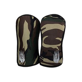 Bear KompleX Compression Knee Sleeves, Fitness & Support for Workouts & Running. Sold in Pairs-Training, Weightlifting, Wrestling, Squats & Gym Use. 5mm&7mm Thick, Multicolor Options