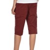 BEZLIT 30065 Boys' Cargo Shorts 3/4 Length, bordeaux