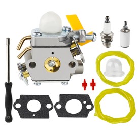 Ferilter Carburetor for Homelite 26B Blower UT-26BVL3-VNM UT-26BVL3-EMC-VNM UT-26HBV UT-26HBV-EMC UT-26HBV-VNM 26CC Leaf Blower Parts 308054111 Carburetor for Ryobi RY26BVLG Blower
