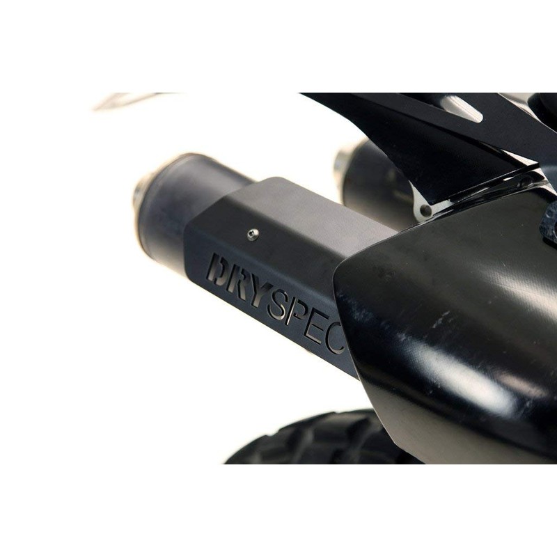 DrySpec Exhaust Heat Shield, Fits Exhaust 4" to 6" in