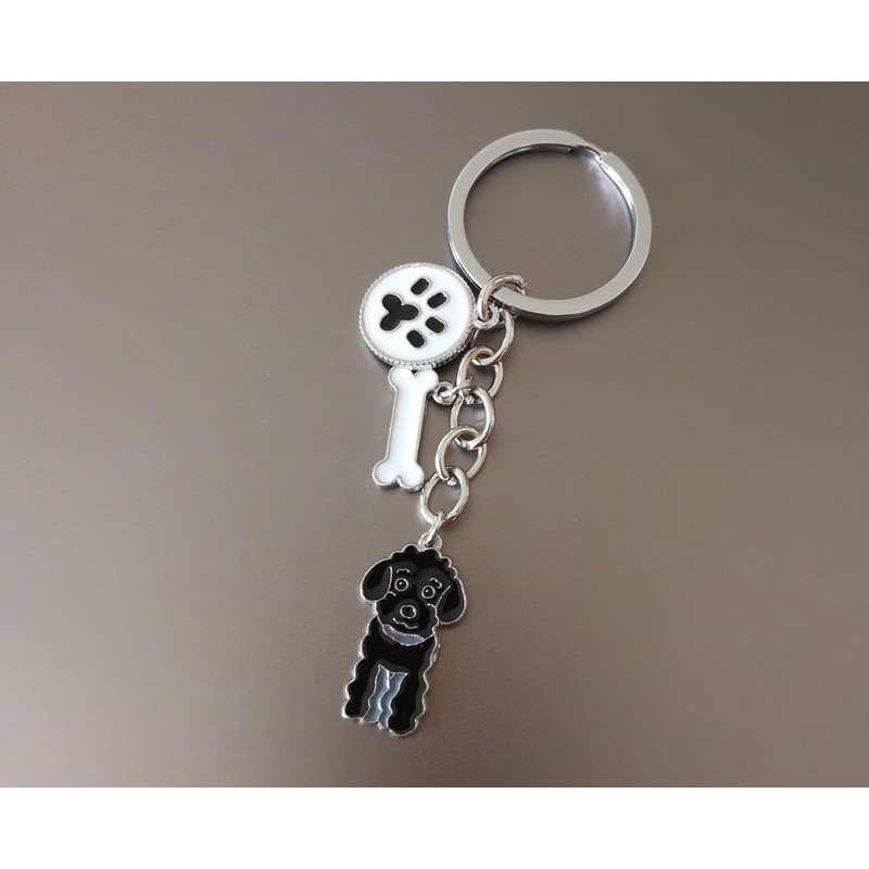 bbeart® Dog Keyring Keychain, Key Ring Made of Small Dog