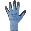 Opti Flex*HANTING* Micro Nitrile Foam/PU Coated Gloves Blue/Black 12 Pairs