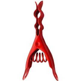 Extreme Clothespins | Chili Pepper Red Color | Solid 304 Stainless Steel - 20 Pack | Heavy Duty | Anti-Rust | Laundry Pins | Clothes Pins | Chip Clips | Lifetime Product | No Plastic | Made in Italy