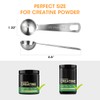 Aieve 5g Creatine Scoop,2 Pack Stainless Steel Measuring Scoops for