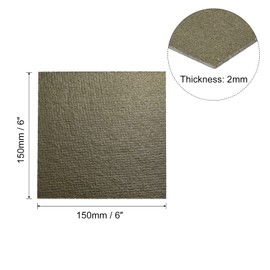 MECCANIXITY Microwave Oven Waveguide Cover Mica Repairing Plate Oven Sheet Board for Kitchen 150x150x2mm, Pack of 2