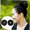 Healeved 2pcs Donut Wig Hair Bun Makers Adjustable Hair Doughnut