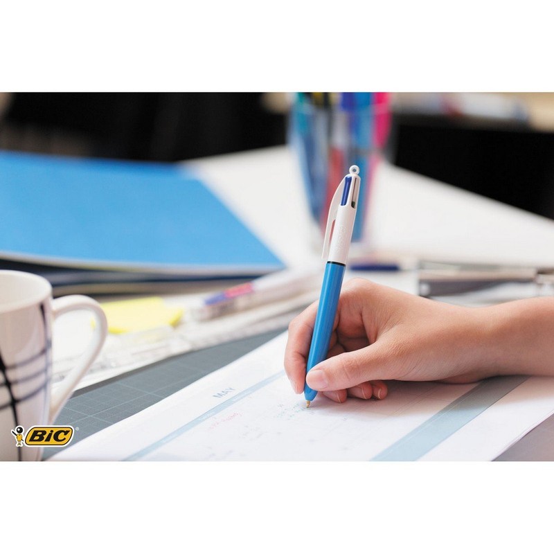 BIC 4 Colours Original Ballpoint Pens Medium Point (1.0 mm)
