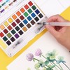 Water Color Paint 24 Bright Colors Quick Drying High Transparency
