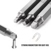 Square Drill Bit Set, 3PCS 100MM Magnetic Square Head Screwdriver