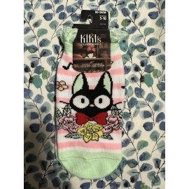 Studio Ghibli Kiki's Delivery Service Jiji Strawberry Jam No-Show Socks