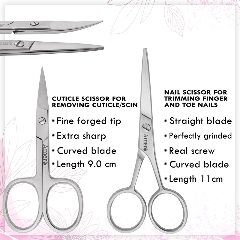Professional 7-Piece Manicure Kit for Women & Men – Stainless