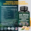 Sea Moss Black Seed Oil Ashwagandha Ginger, Organic Sea Moss