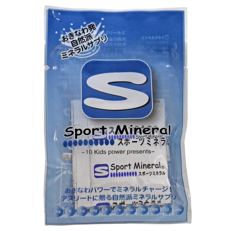 Okinawa Natural Mineral Supplement, Sports Mineral, 4 Packs x 10