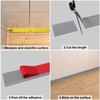 Peel and Stick Baseboard Trim, 4 Inch Rubber Baseboard Vinyl