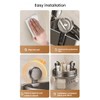 Corner Shower Caddy Storage Rack for Bathroom Kitchen,No Drilling with
