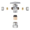 Eastman Multi-Turn Dual Outlet 3-Way Shut-Off Valve, 1/2 Inch CPVC