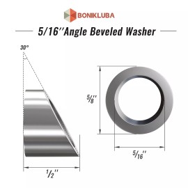 CCJH  5/16" ID Angle Beveled Washer 30 Degree for 1/8" Invisible Cable Railing Kits
